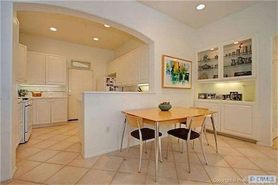 Dining area just off the kitchen