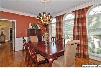 Dining room is very spacious and bright