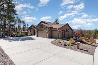 Large concrete driveway