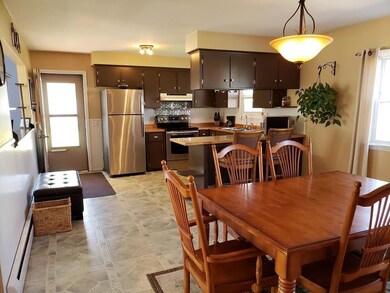 Dining and kitchen