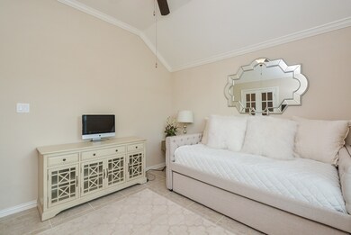 Notice the high ceilings and crown molding in here as well.