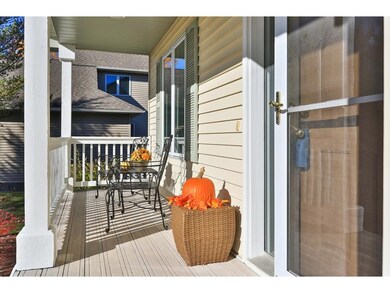 Large front porch is the perfect place to watch fo