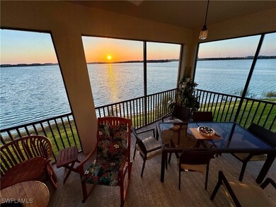Sunroom with a water view