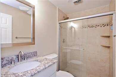 Main bathroom totally renovated with tiled walk-in