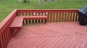 Gas Grill and Seating Area!