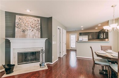 Fireplace on the main level is one of the many upgrades! 