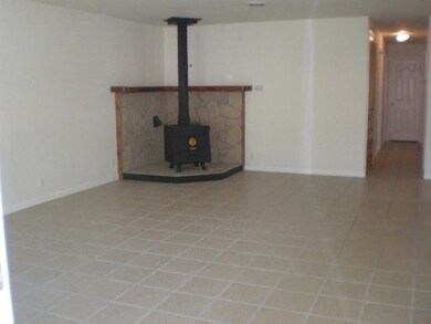 Living room w/ woodstove