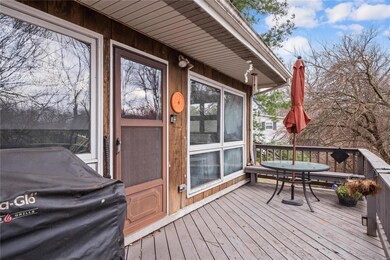Large deck for grilling & bird watching
