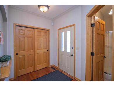 Foyer with large closet.