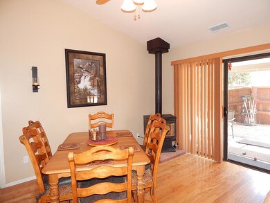 Dining Room with fireplace