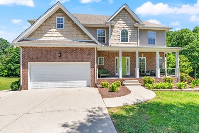 beautiful freshly landscaped yard.