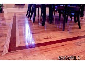 Tasteful floors throughout