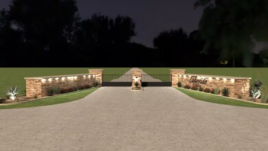 Rendering of Lakeside Estates main gate