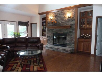 Living Room. Open floor plan with vaulted 2 story 