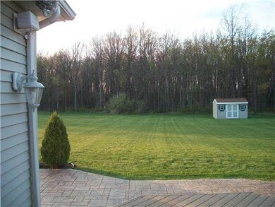 Exterior Back Large yard backs up to woods include