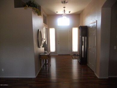 View of front door
