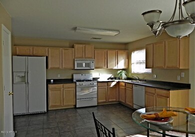 Kitchen with upgraded cabinets