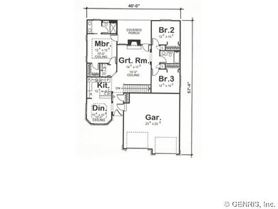 1st Floor Plan We added 2 Ft to left side of home