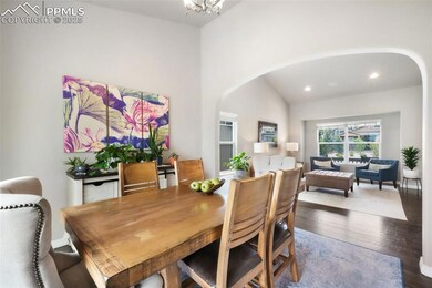 Formal dining area, hardwood floors, access to kitchen