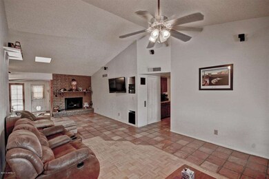 Great room Saltillo tile