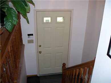 Foyer. View from the living room to the front door