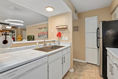Kitchen opens to main living space