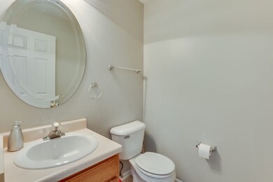 Powder room on the main level.