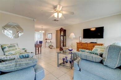 Easy care tile through living areas