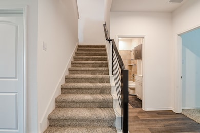Updated metal stair banister