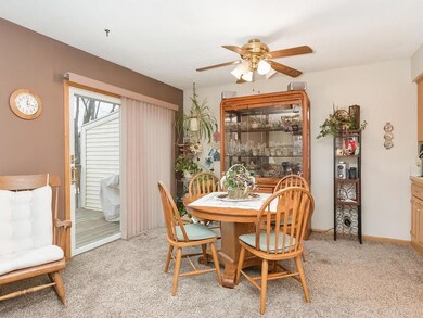 Nice dining space with walk-out to large deck!