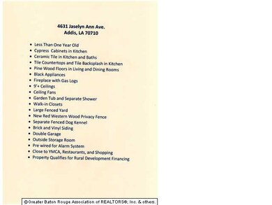 Features and Amenities