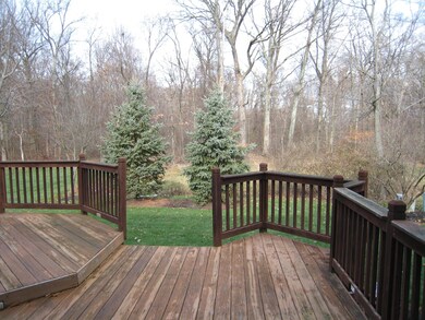 Deck, as seen from the rear door