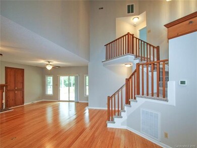 Staircase leading to upstairs master suite