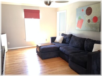 Bright LIVING ROOM with upgraded top-line ceiling 