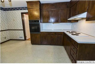 Spacious kitchen with eat-in area