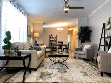 Living Room, View to Formal Dining