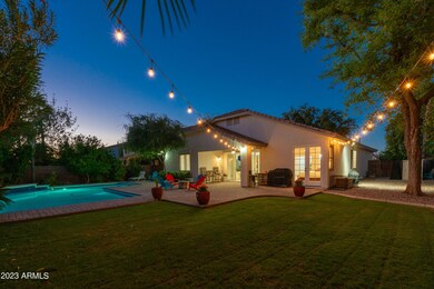 Back of Yard Twilight