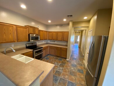 Kitchen open to Family Room