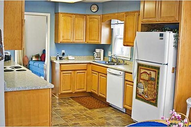 Kitchen. Updated kitchen - lots of storage space!