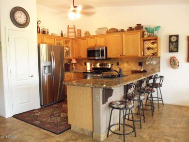Kitchen and breakfast bar