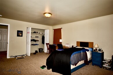 Large master bedroom with private bath and walking