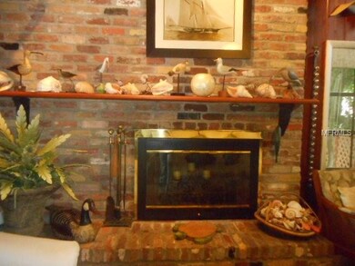 BRICK FIREPLACE