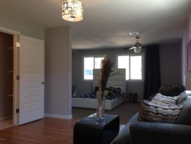 Master bedroom sitting area