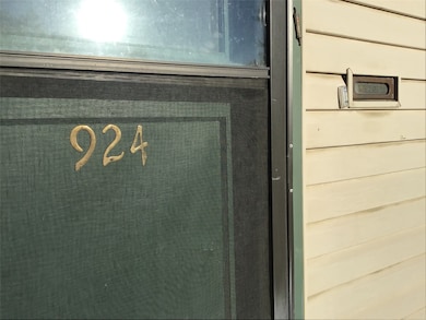 front door and vintage mail slot