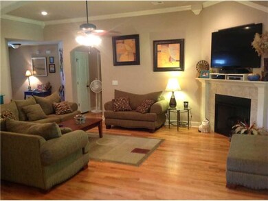 Living Room. true hardwood floors