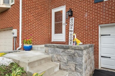 New stairs landing and retaining wall