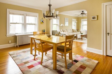 Spacious dining area.