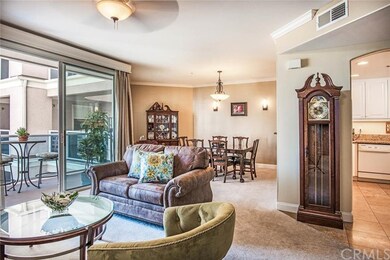 Open floor plan with balcony