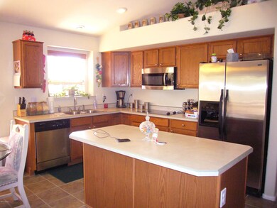 Open Kitchen with large island bar