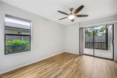Empty room featuring light hardwood / wood-style f